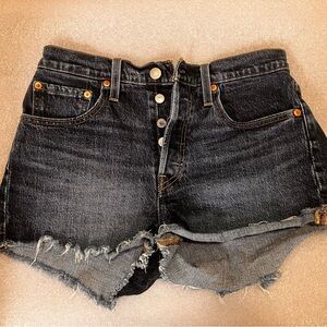 Levi's button fly 501 shorts